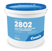 Akrylátový fasádní nátěr 24kg Cemix