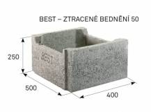 Ztracené bednění 50cm BEST (30) /25cm