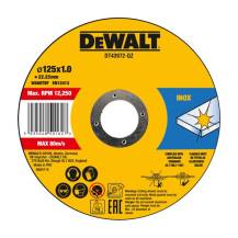 Dewalt 125x1mm řezný kotouč na nerez