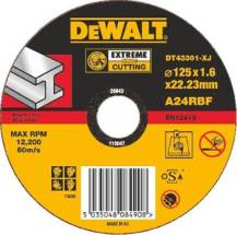 Dewalt řezný na kov 125x1.6mm LongLife
