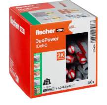 Hmoždinky FISCHER 10x50 (50ks) DUO POWER
