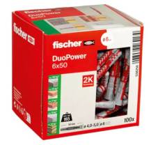 Hmoždinky FISCHER 6x50 (100ks) DUO POWER