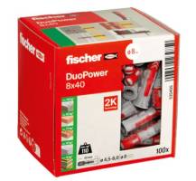 Hmoždinky FISCHER 8x40 (100ks) DUO POWER