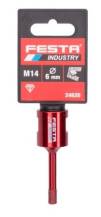 Korunka vykružovací 6mm M14 Festa Indust