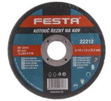 Kotouč na kov řezný 115x1.2mm Kotouč na kov řezný 115x1.2mm