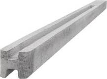 Sloupek betonový 2.0m průběžný hladký
