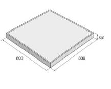 Travertin 80x80x6.2 pískovcová reliefní